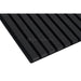 Acupanel® Black Acoustic Wall Panels - Luxury slat wood wall panelling