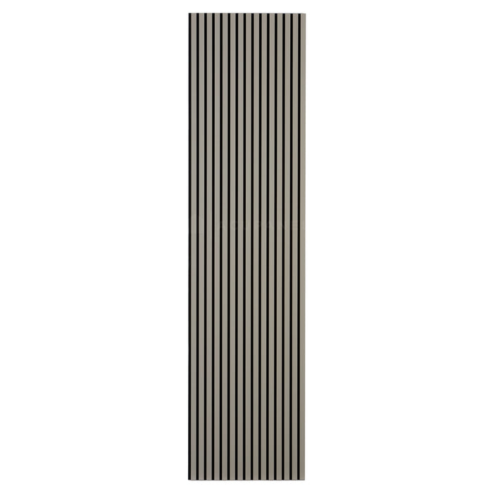 Acupanel® Dusty Grey Acoustic Wall Panels - Luxury Slat Wall Panels