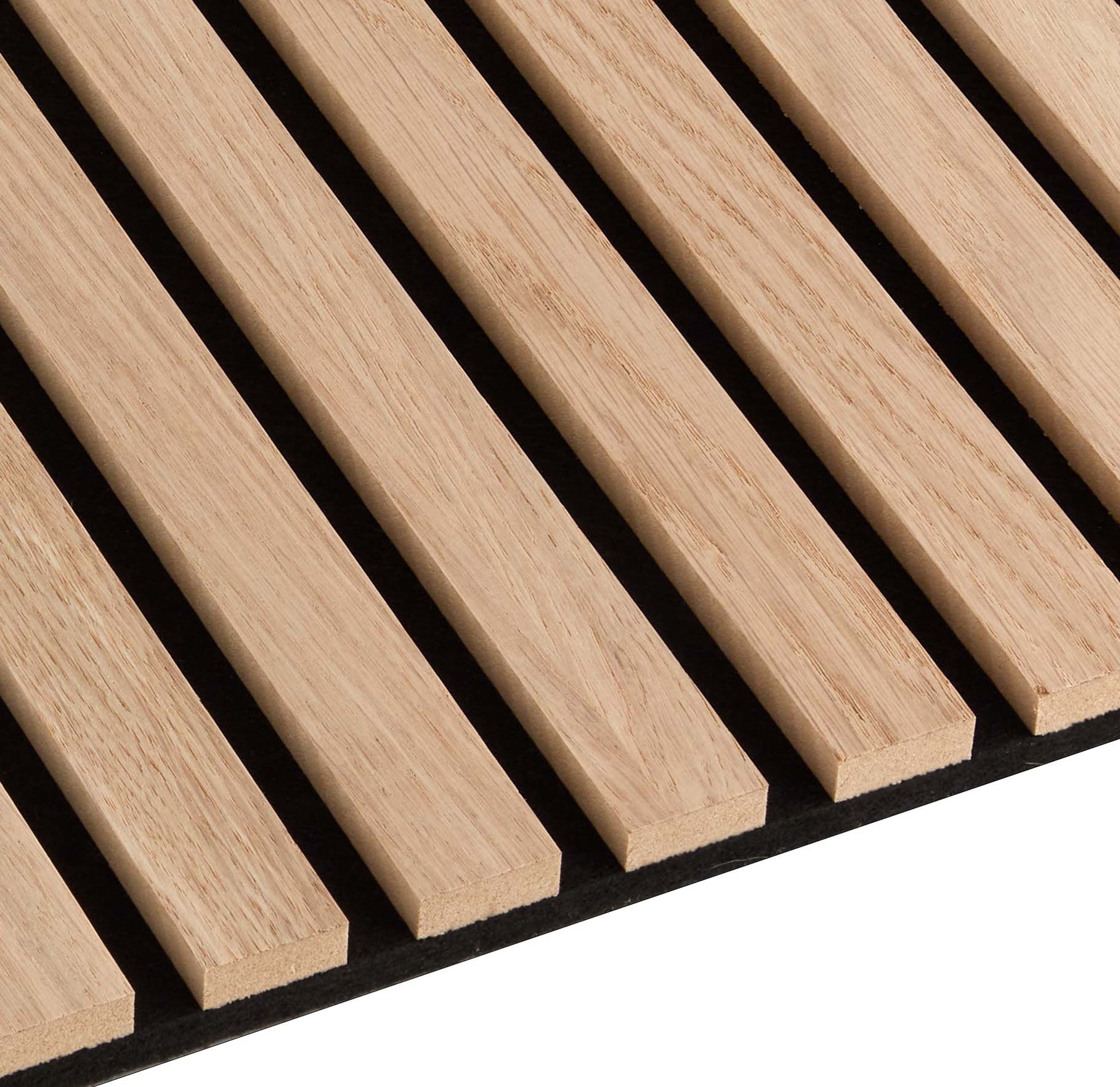 Acupanel® Acoustic Natural Oak Slat Wood Wall Panels