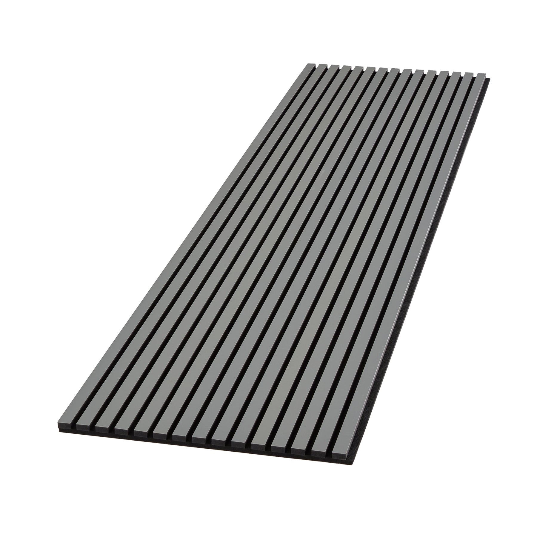 Acupanel® Slate Grey Acoustic Wall Panels - Luxury Slat Wall Panels