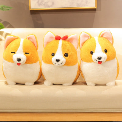 squishy corgi plush