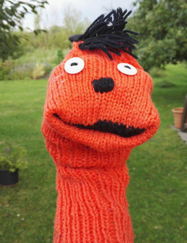 Orange Sock Puppet