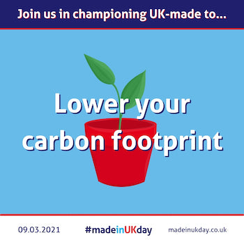 Buy British to lower your carbon footprint