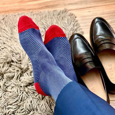 A Journey of Style: Blue Socks – Peper Harow