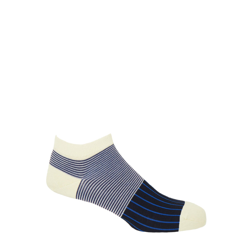 mens blue trainer socks