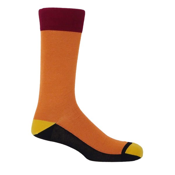 Men's Luxury Orange Socks – Peper Harow