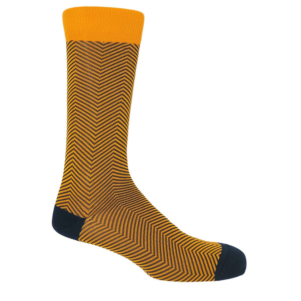 Wholesales Yellow Men Fashion Leisure Sports Socks Cotton Scok