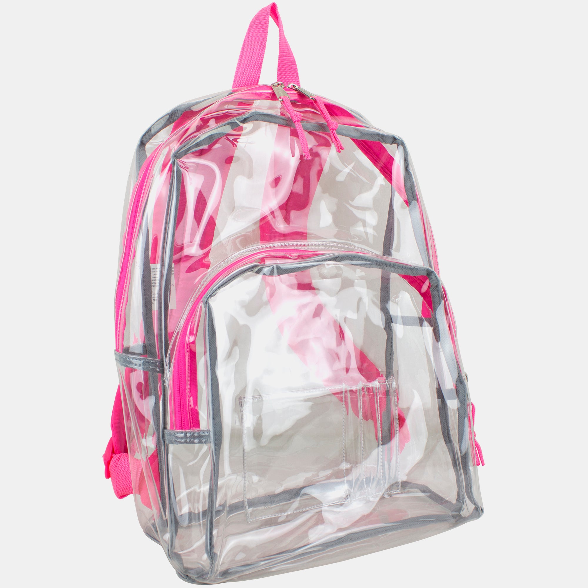 Eastsport Clear Dome Backpack with Colorful Adjustable Padded Straps