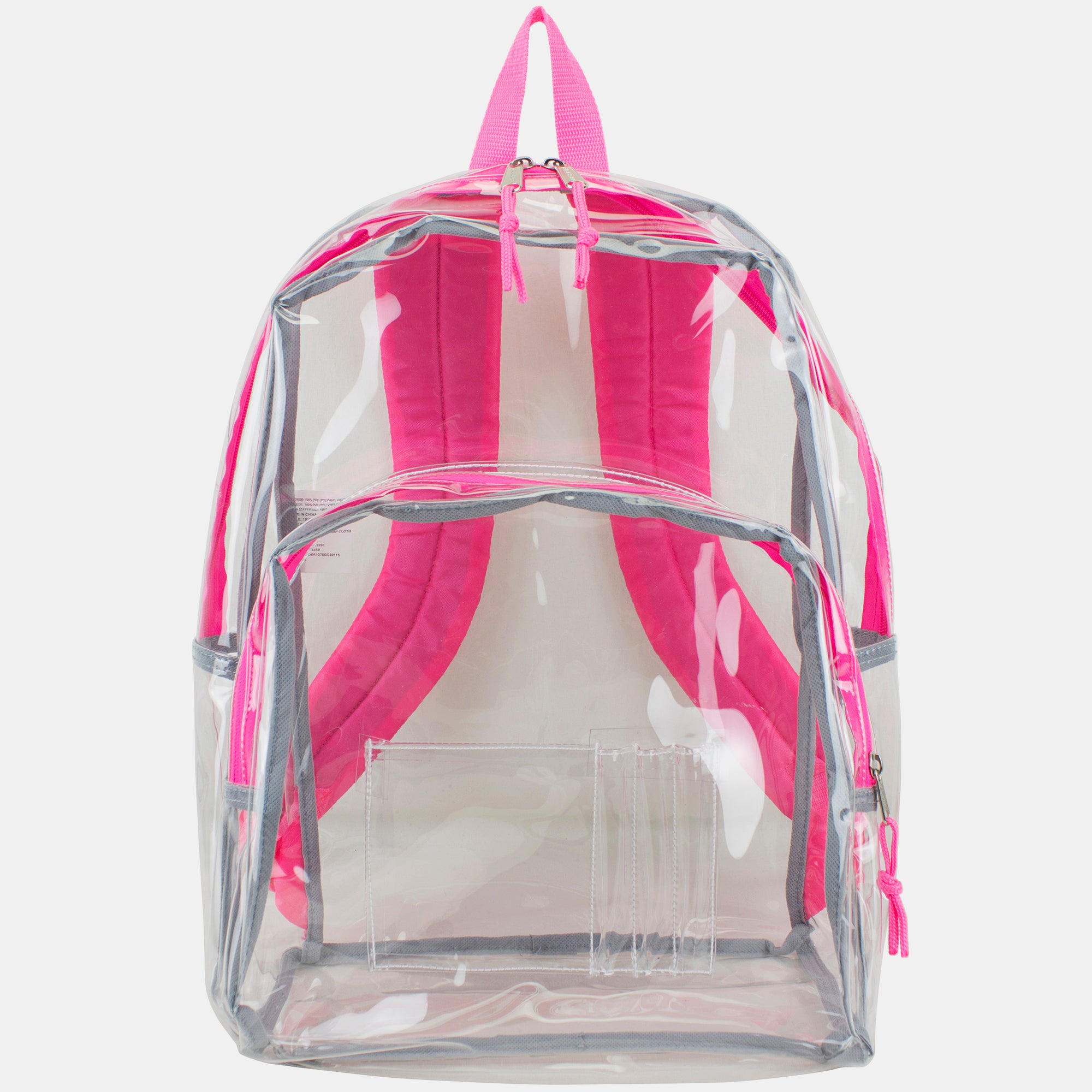 Eastsport Clear Dome Backpack with Colorful Adjustable Padded Straps