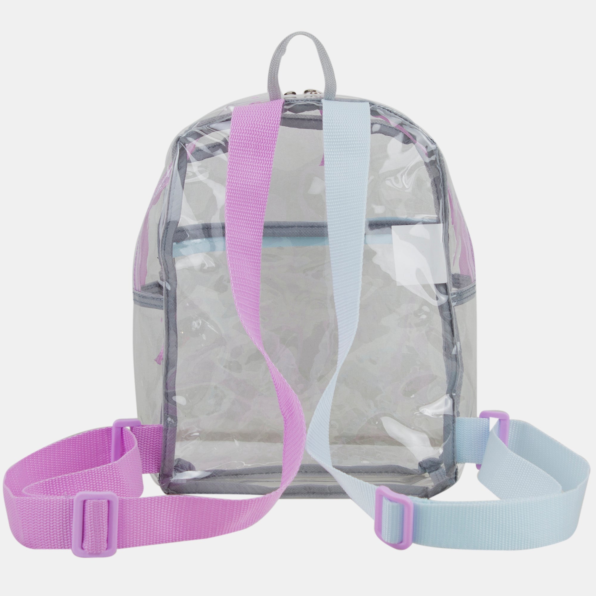 Eastsport 100% Transparent Clear Mini Backpack with Adjustable Straps