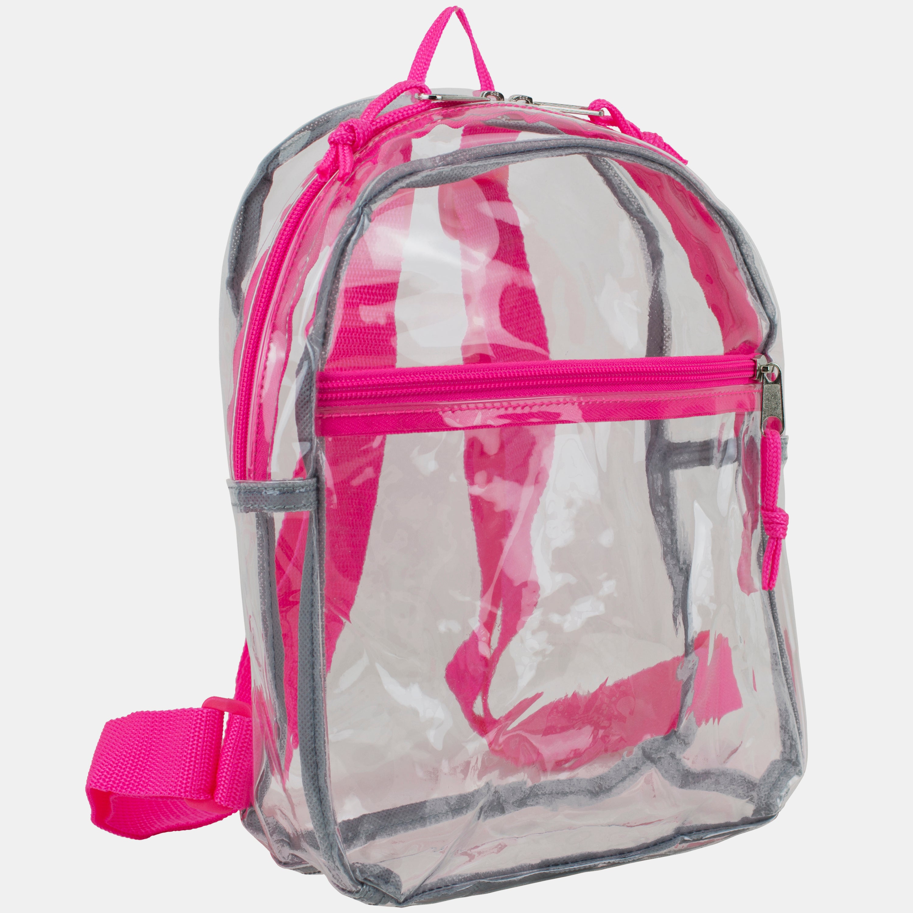 Eastsport 100% Transparent Clear Mini Backpack with Adjustable Straps