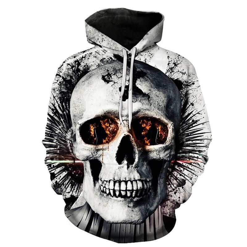 cool skull hoodies