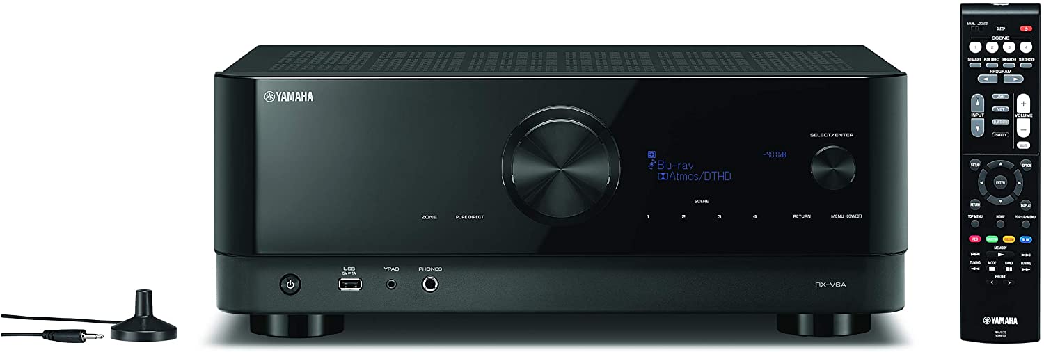 YAMAHA RX-V6A 7.2-Channel AV Receiver with Dolby Atmos and MusicCast