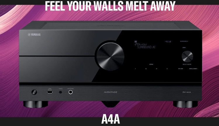 Yamaha AVENTAGE RX-A4A 7.2-Ch Home Theater Receiver With 8K Dolby Atmos®, Wi-Fi®, Bluetooth®, Apple AirPlay® 2, and Amazon Alexa Ready