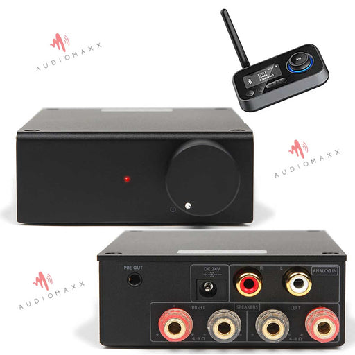 Micca OriGain Compact Integrated Amplifier 50W x 2 (Black) With Bluetooth