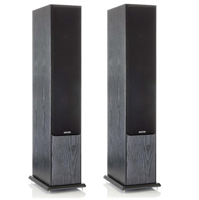 Monitor Audio Bronze6 Tower Speakers Pair 150w X 2 Black
