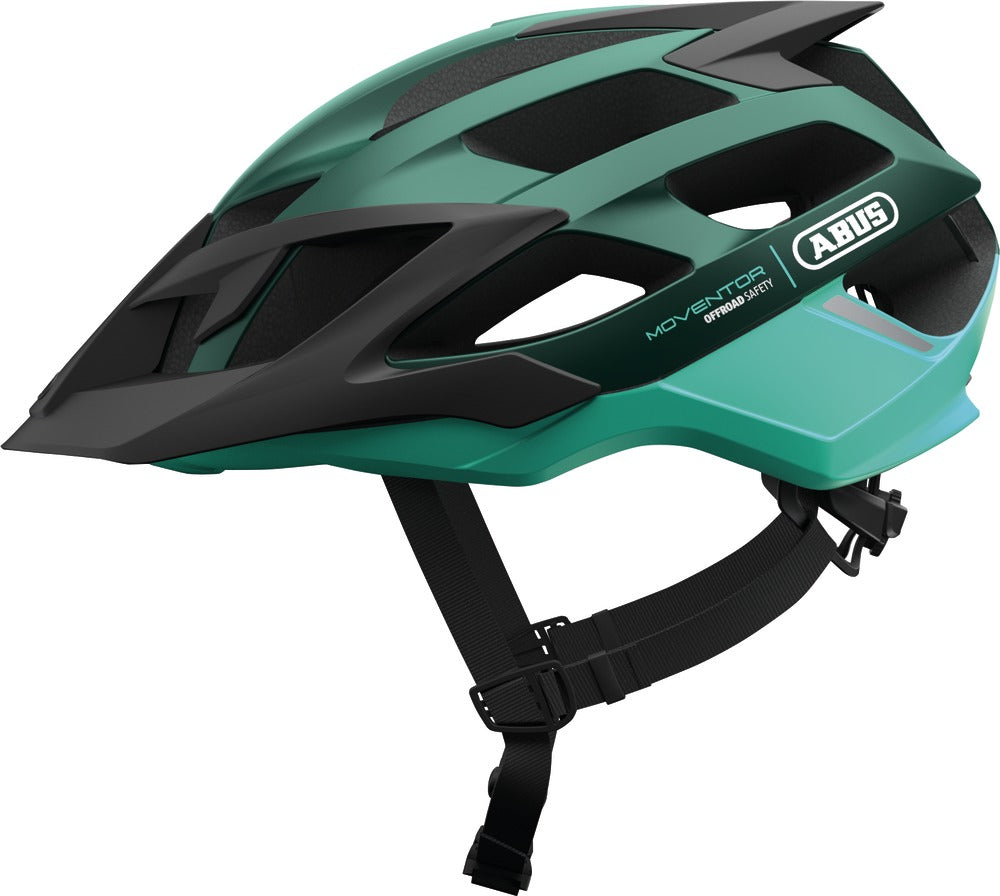 abus mount smaragd green fahrrad helm