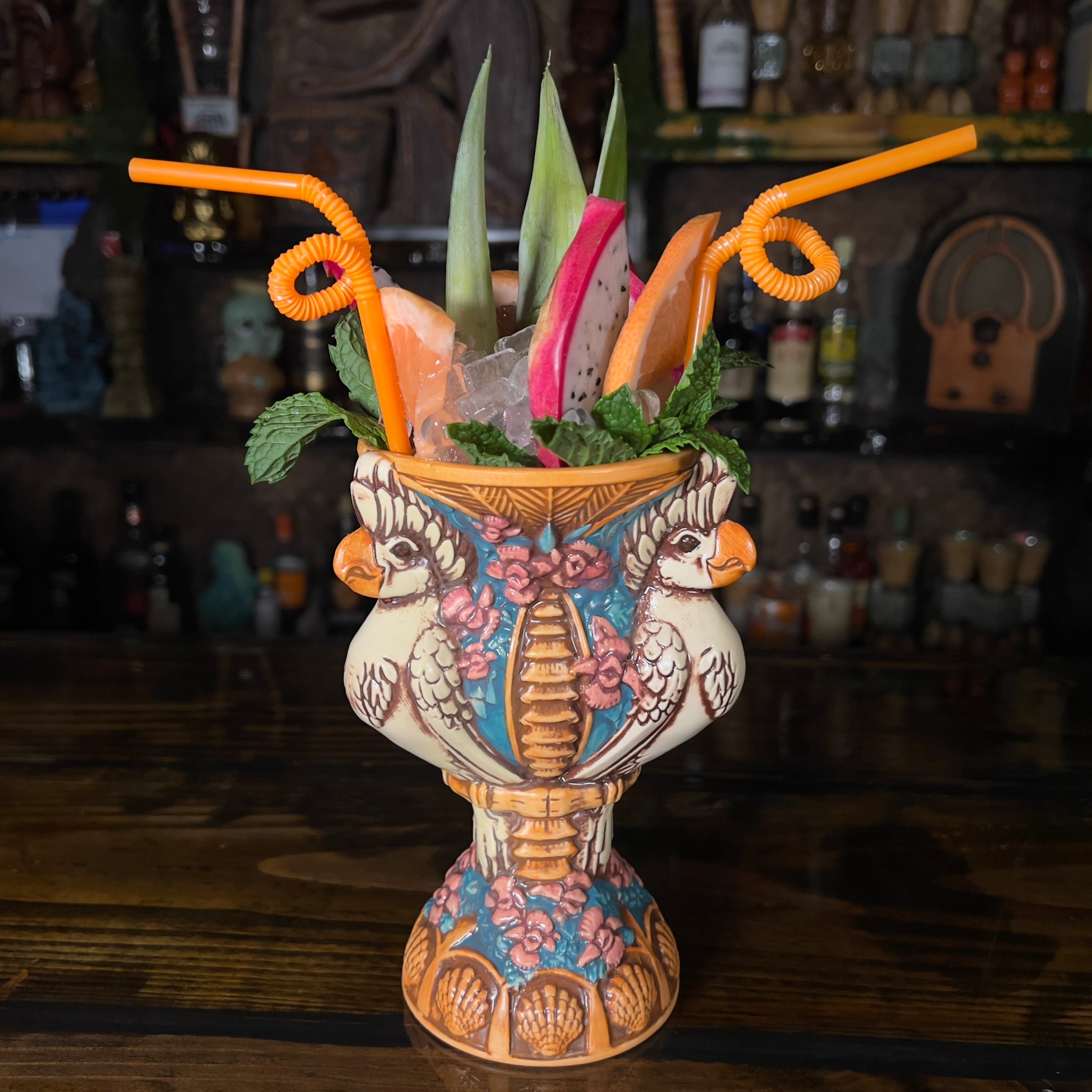 The Glee Club Tiki Mug, designed and sculpted by Thor - Ready to Ship!