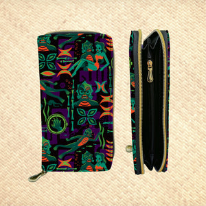 Jeff Granito's 'Creature Feature' Zippered Wallet - Rolling Pre-Order /  Ready to Ship! - Tikiland Trading Co.