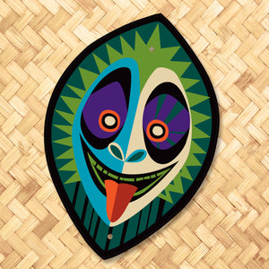 Jeff Granito's 'Mask with the Most' Metal Bar Sign - Pre-Order - Tikiland Trading Co.