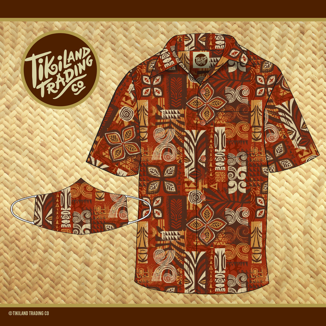 TikiLand Trading Co. Heritage Aloha Shirt - Unisex - Final Sale - Ready to Ship! (US shipping included)