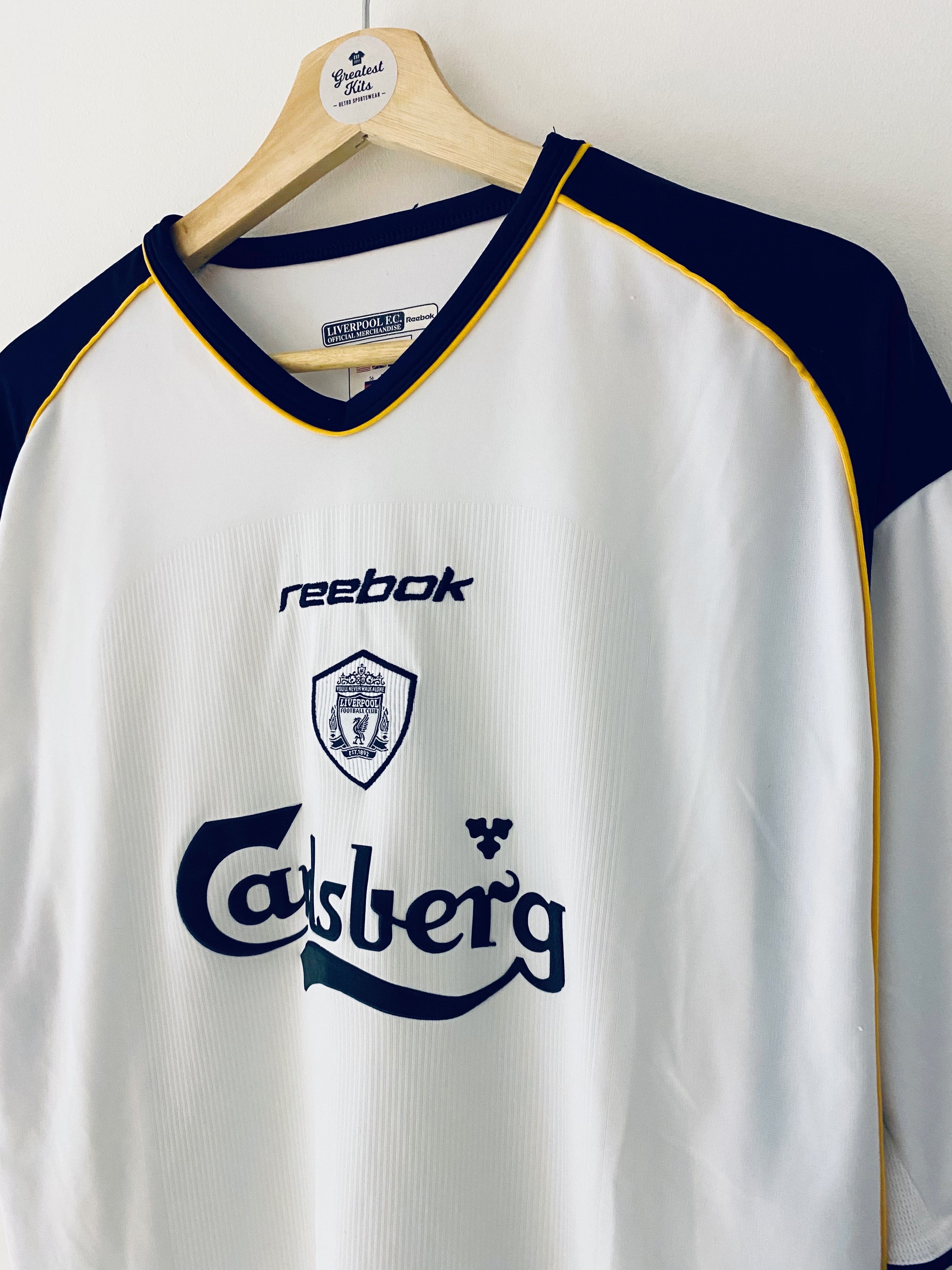 liverpool away shirt 2001