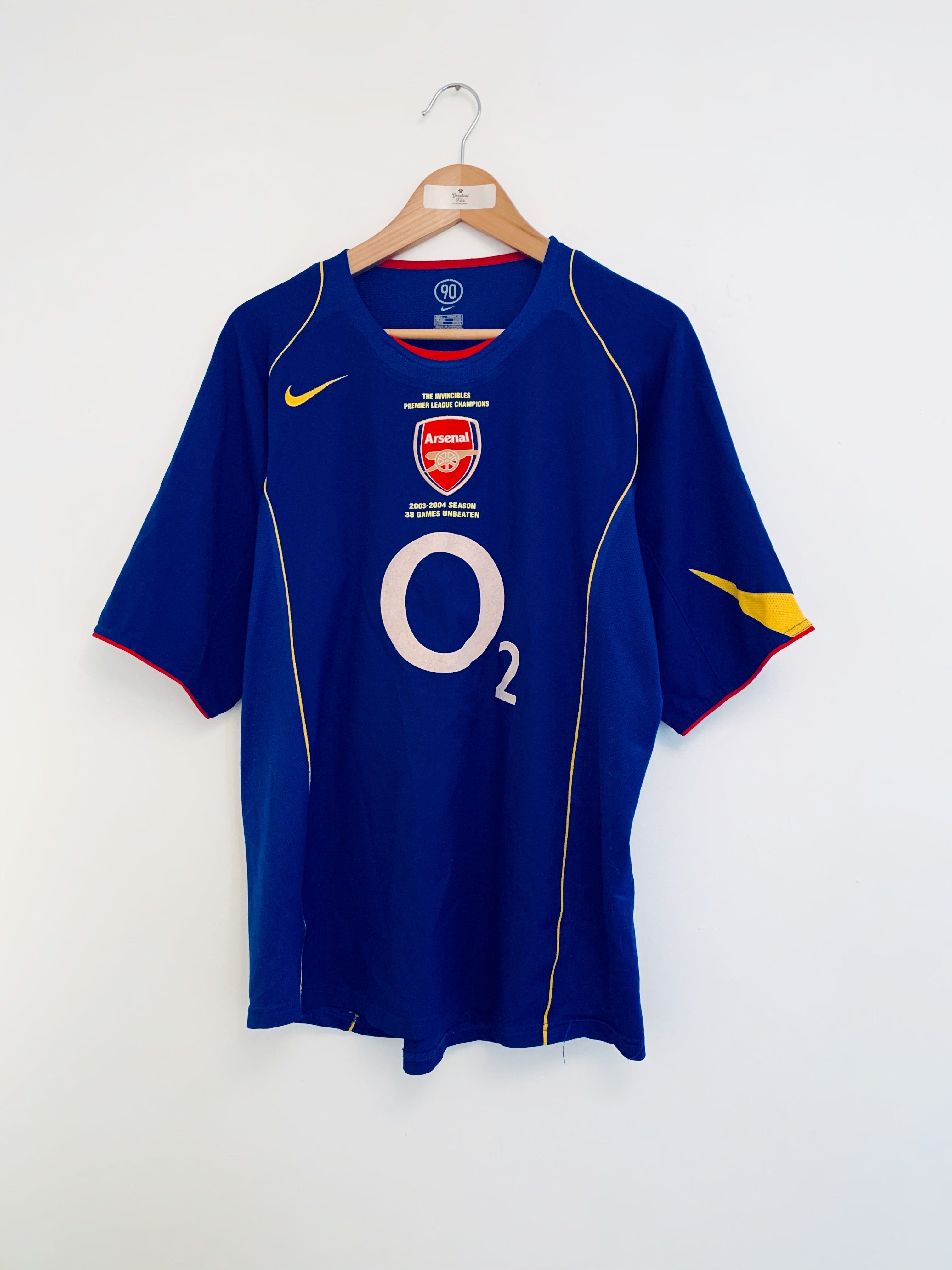 arsenal invincibles jersey