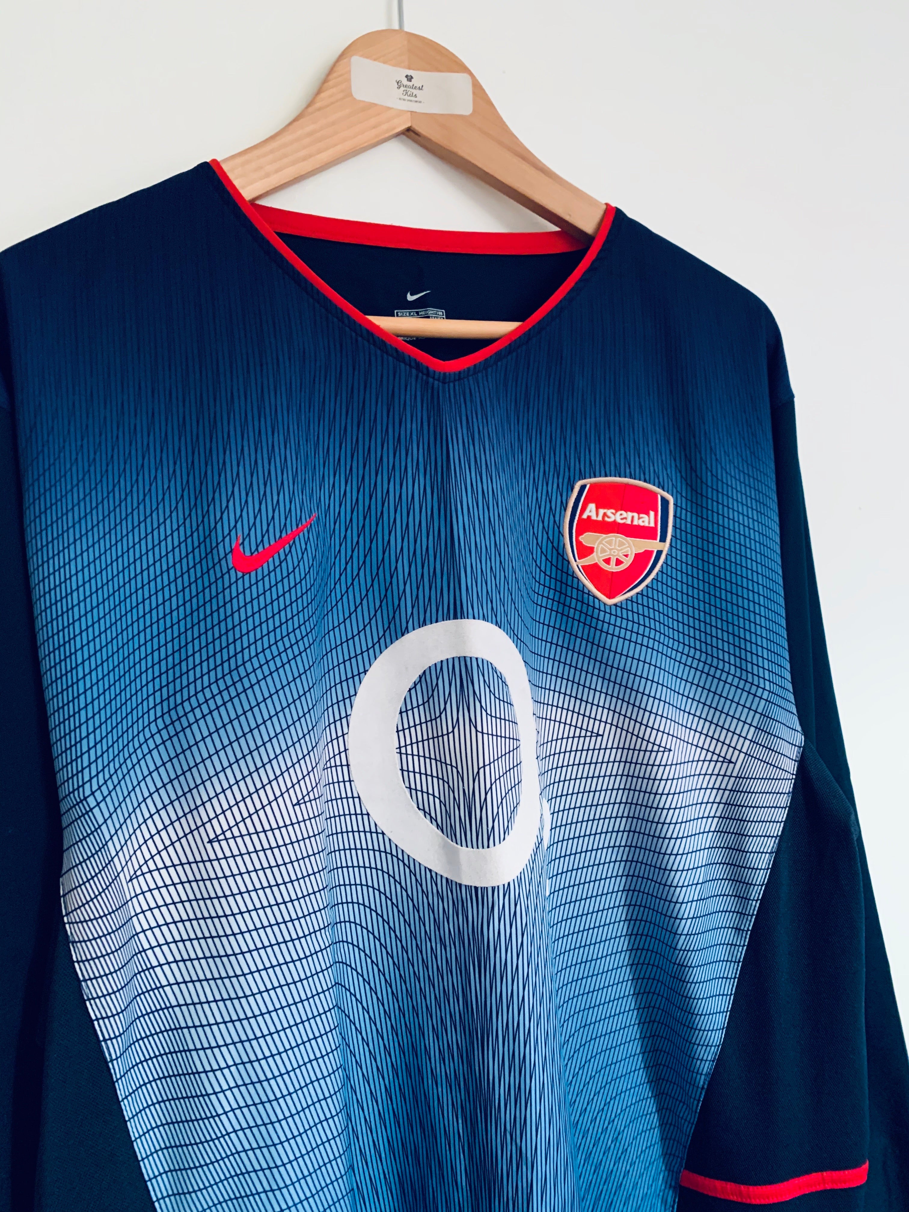 arsenal shirt 2002