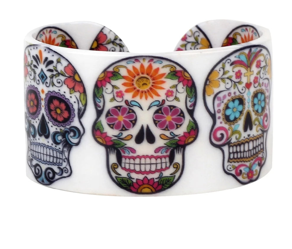 plastic skull bracelet