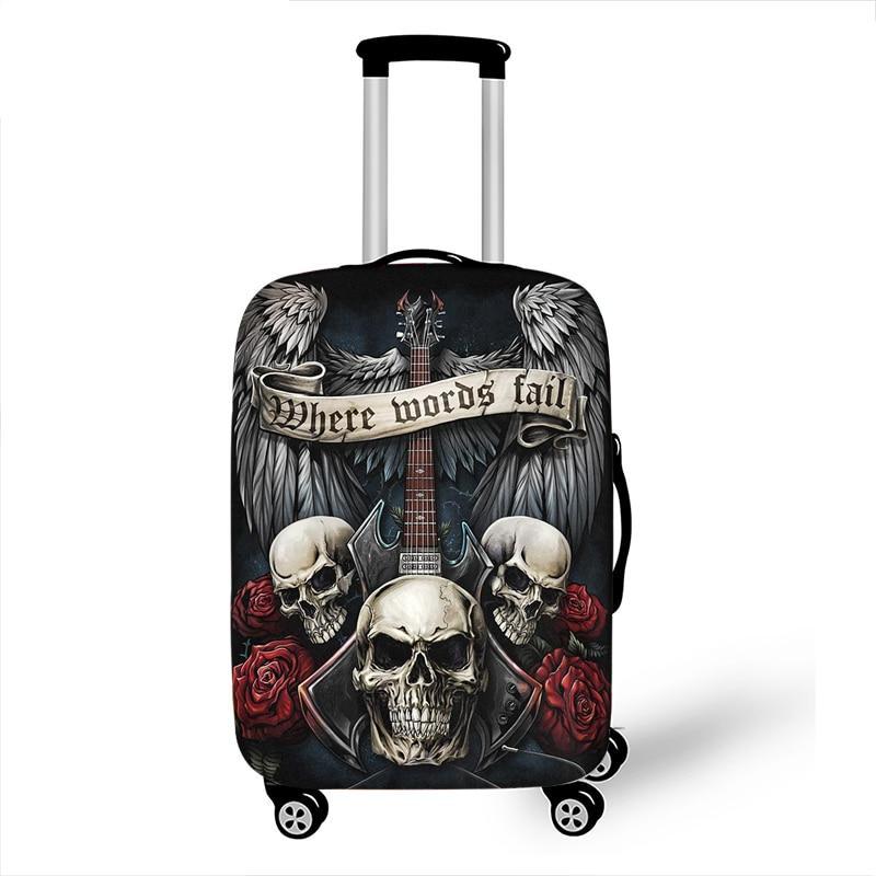 skull suitcase