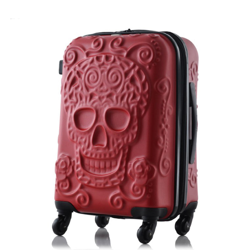 suitcase skull