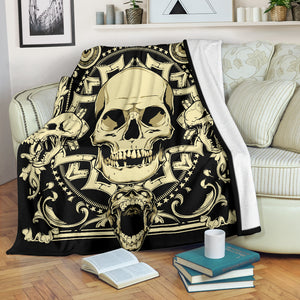 Premium skull blanket - premium blanket