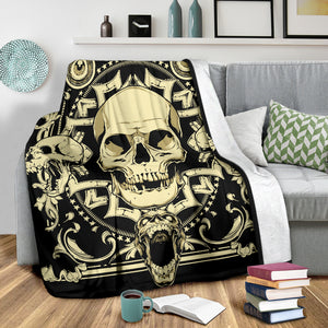 Premium skull blanket - premium blanket