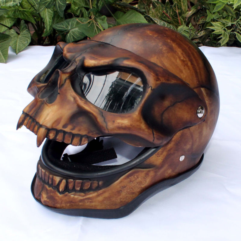 skull bike helmet