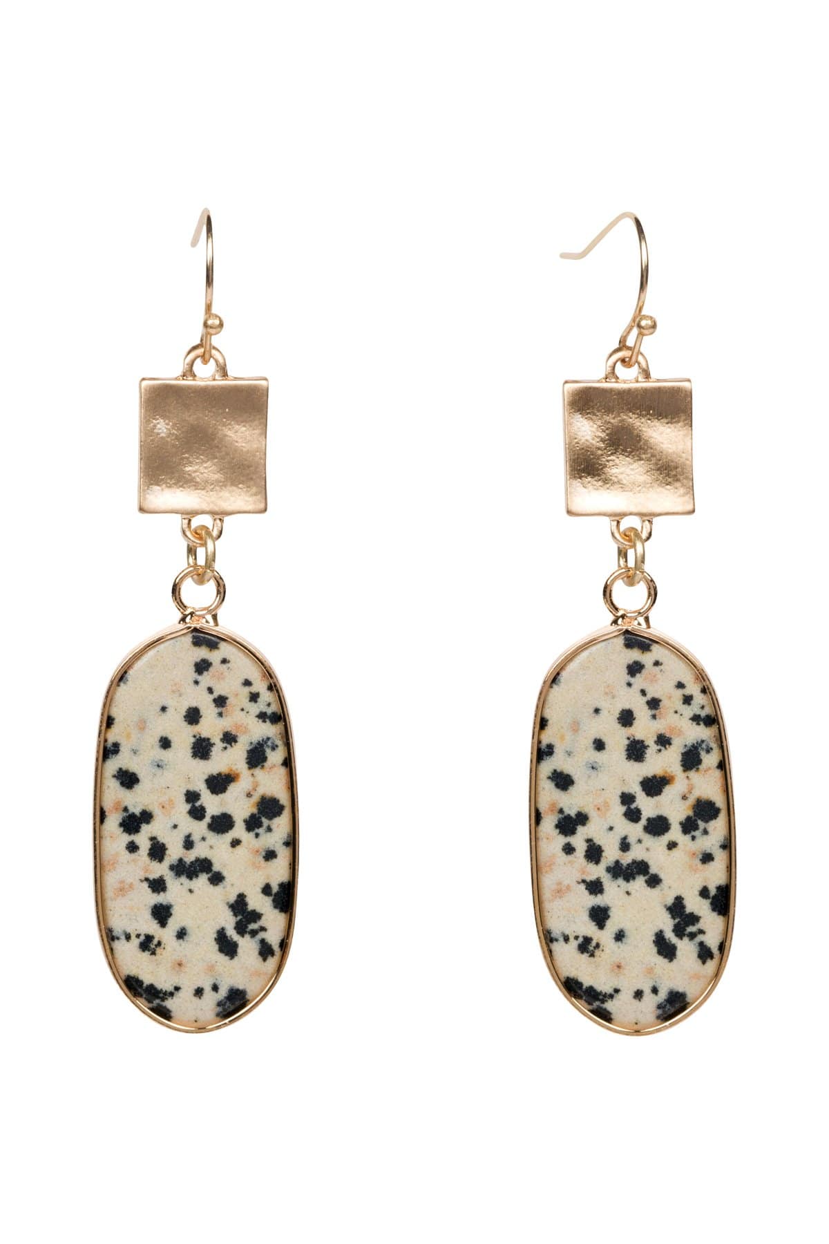 Marbled Dot Drop Earrings