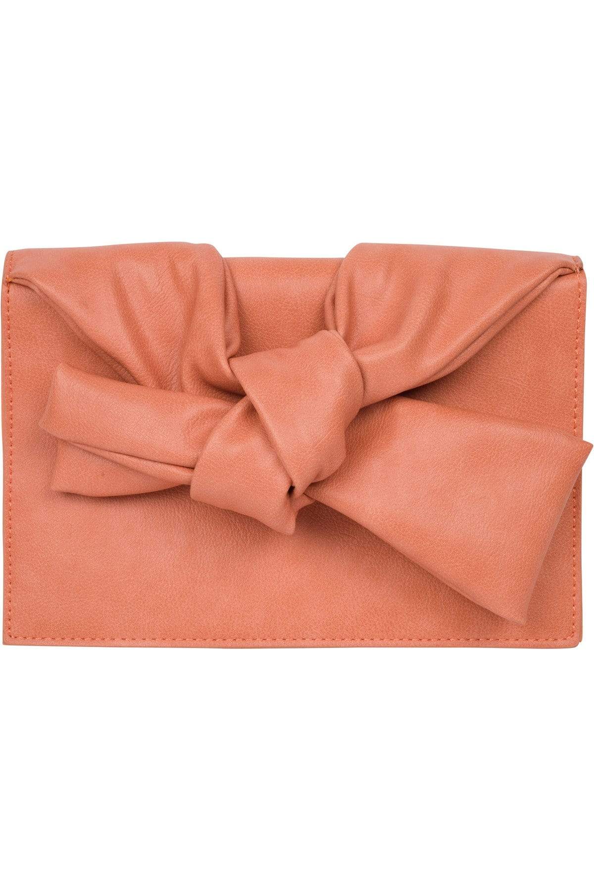 Apricot Knotty Clutch