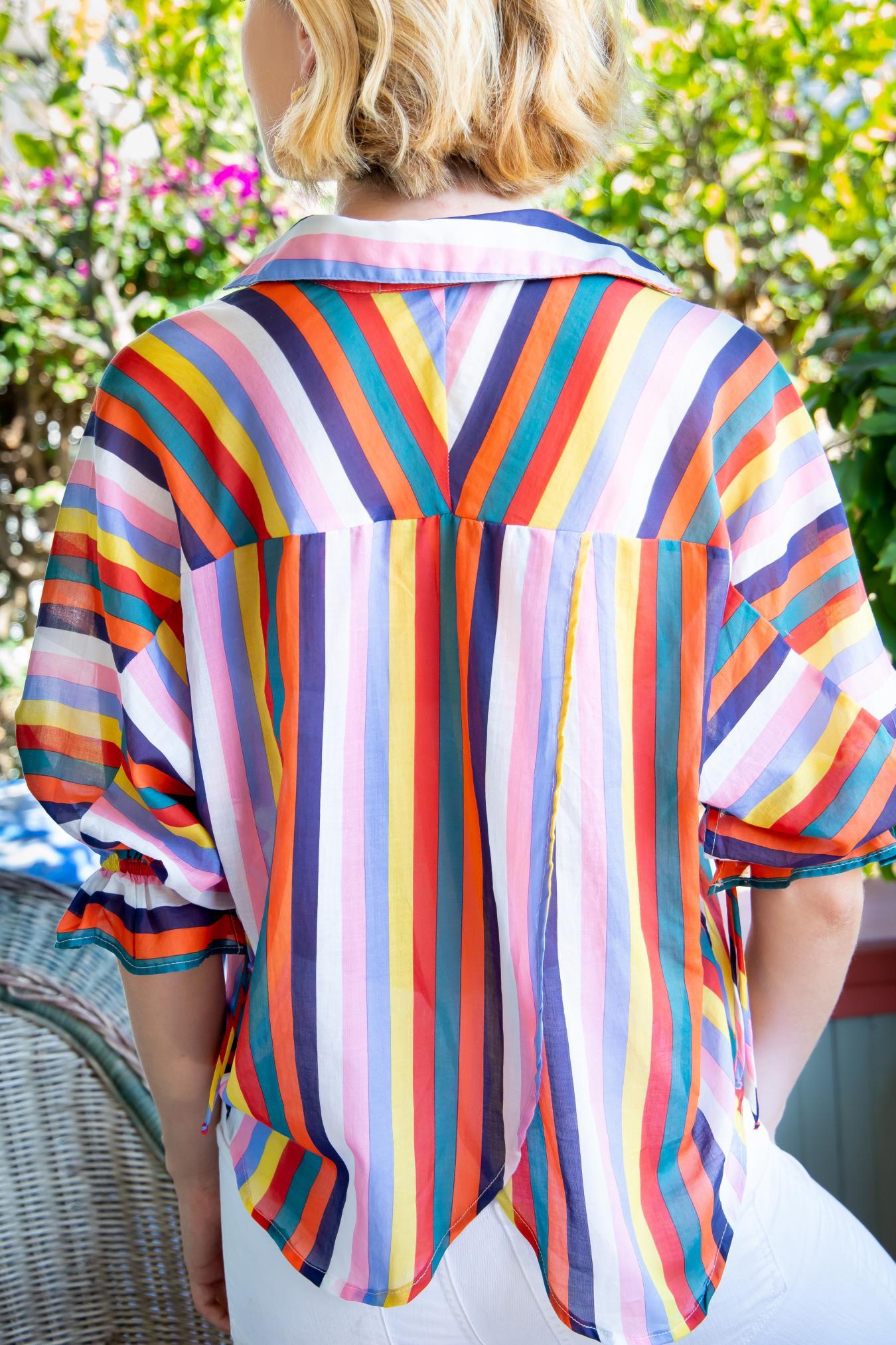 Killian Top - Rainbow Stripe