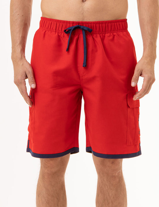 Buy U.S. Polo Assn. Solid Trunks - Red Online at Low Prices in