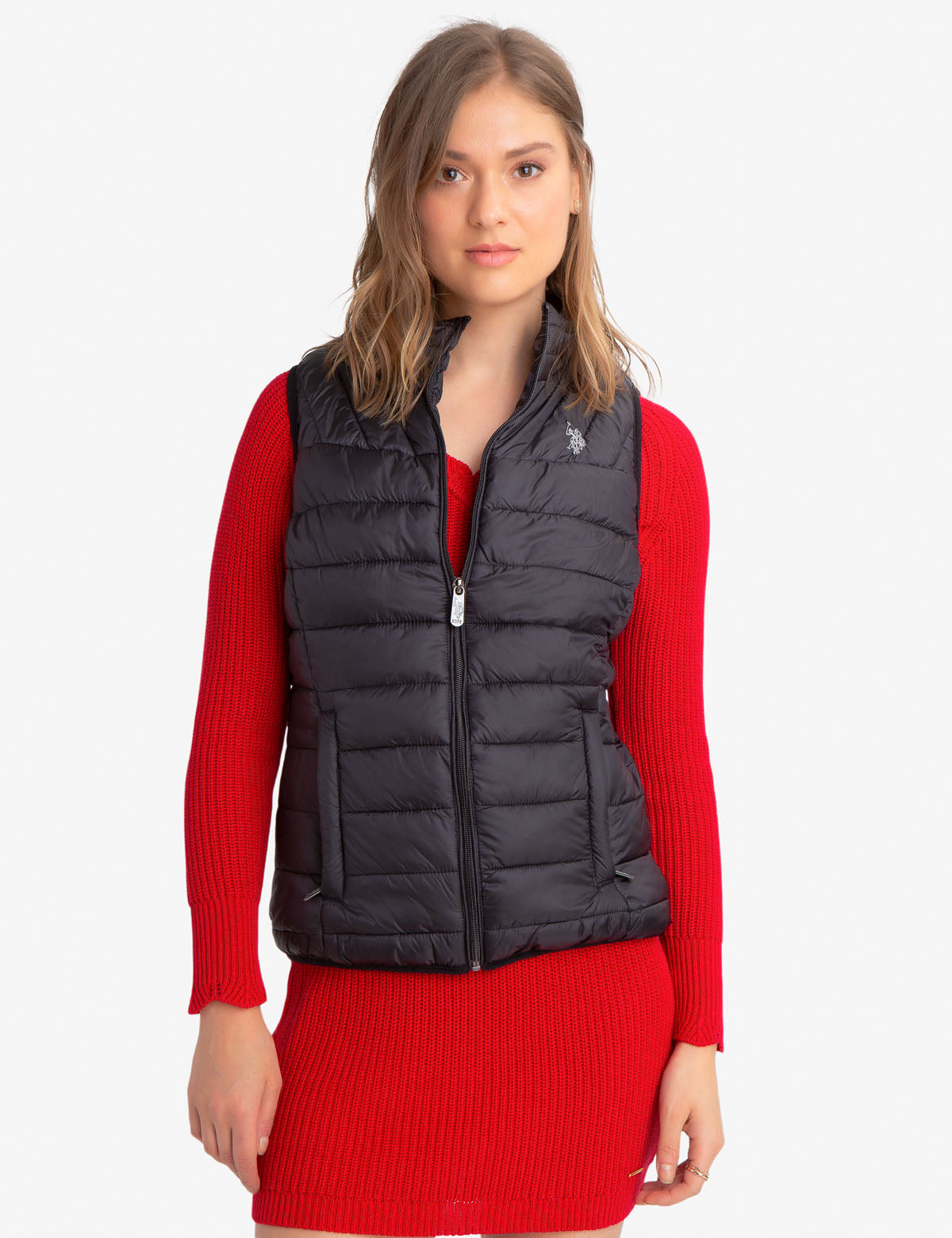 us polo assn quilted vest