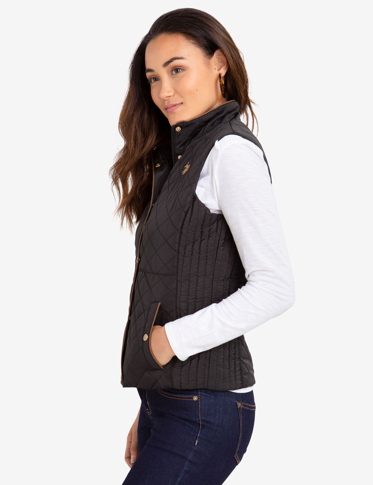 us polo assn quilted vest