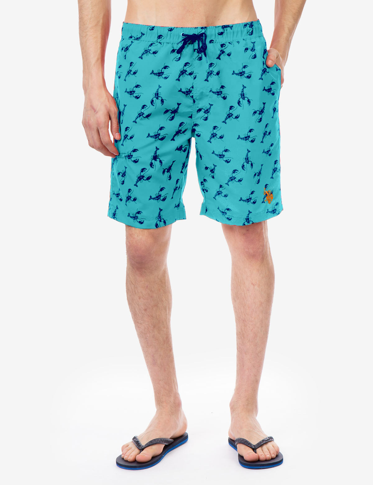 us polo assn men's swim trunks