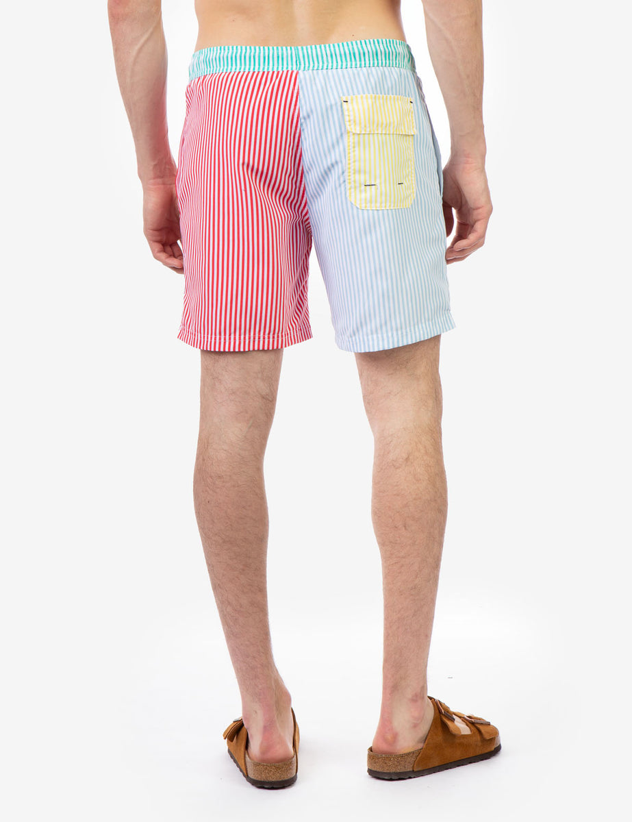 VERTICAL STRIPE POCKET SWIM TRUNKS– U.S. Polo Assn.