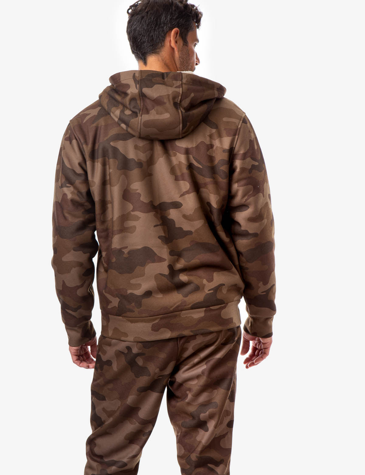 CAMO FULL ZIP SHERPA HOODIE - U.S. Polo Assn.