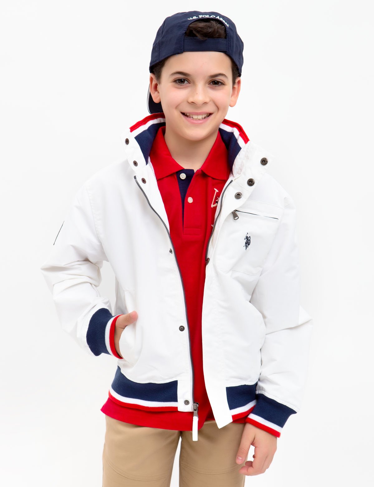 boys polo jacket