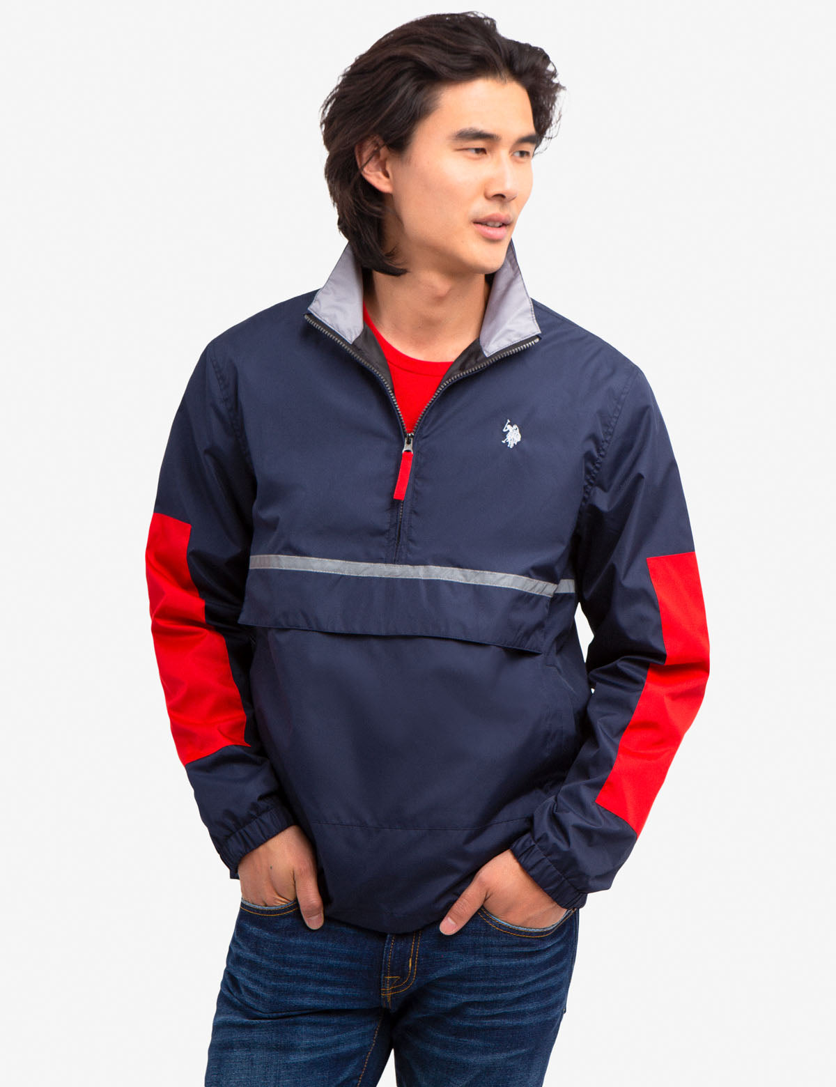 polo pullover windbreaker