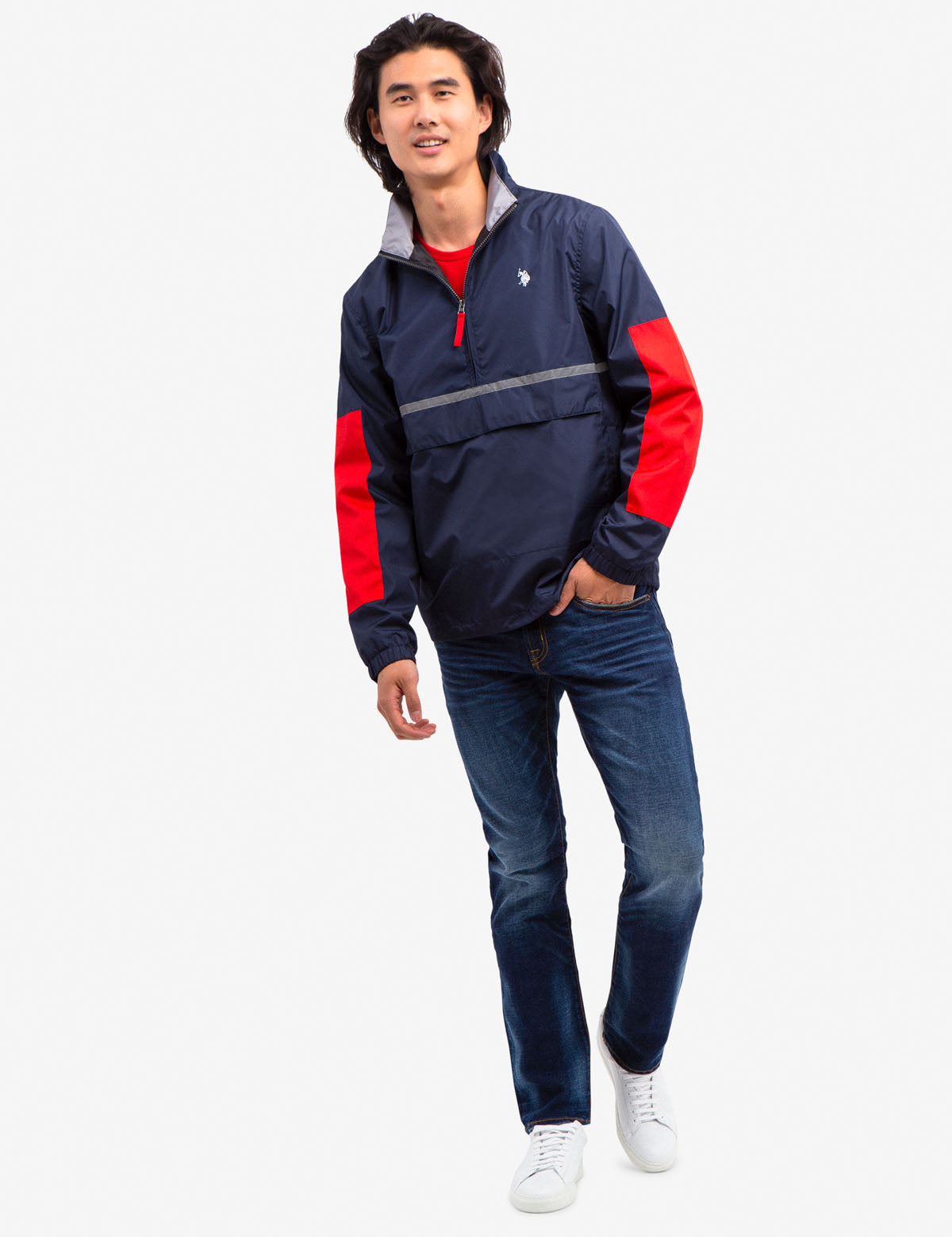 polo pullover windbreaker