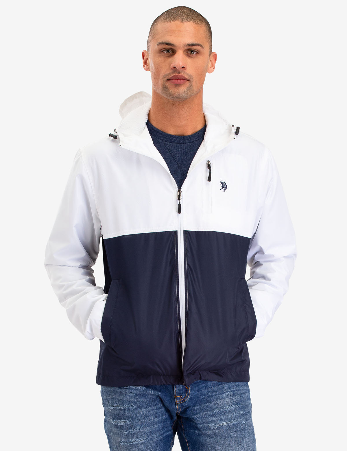 polo mens windbreaker jacket