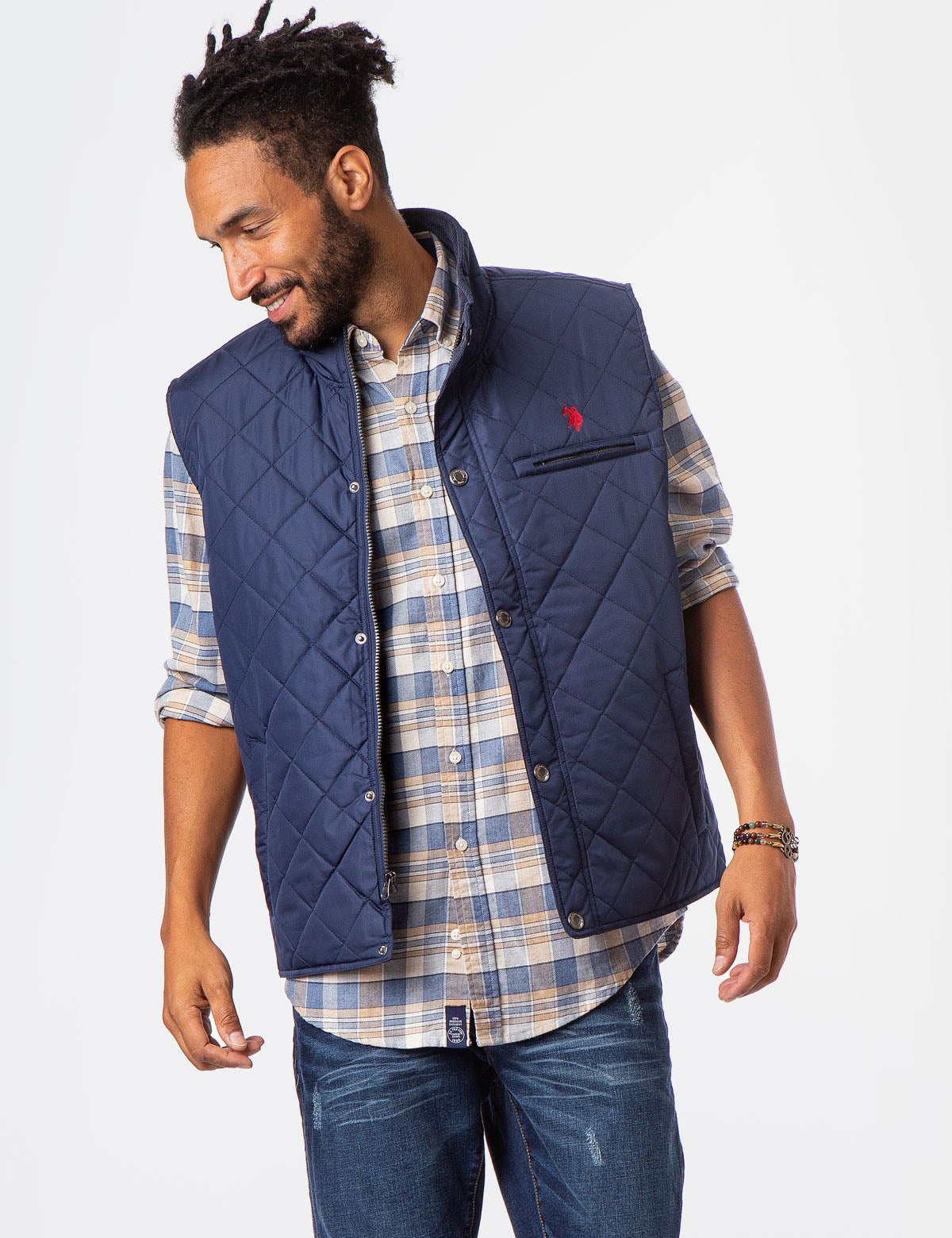 polo quilted vest