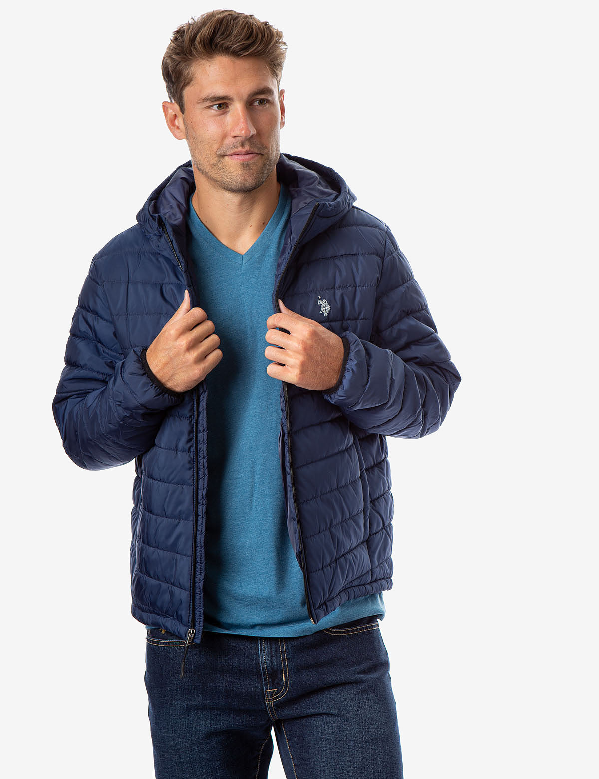 us polo down jacket