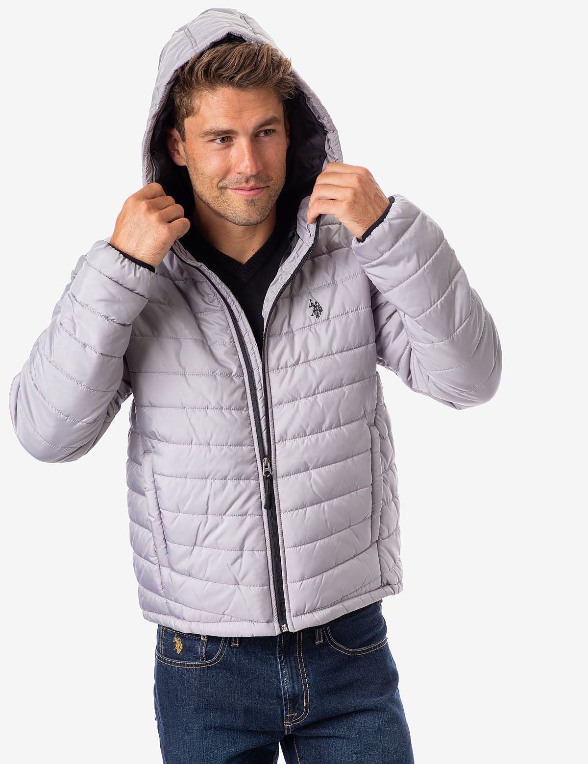 us polo down jacket